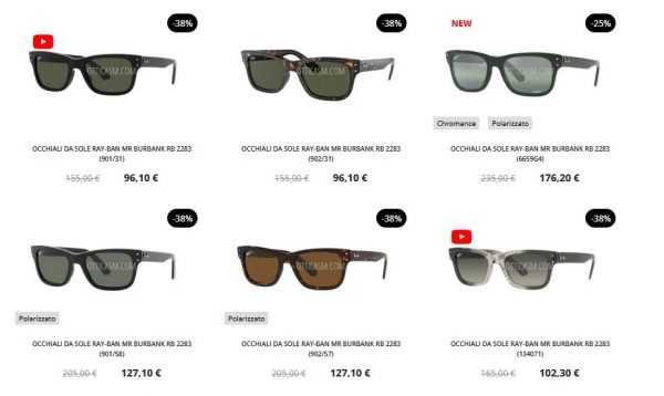 Le prossime tendenze Ray Ban 2023