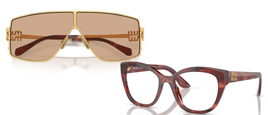 I trend eyewear inverno 2024: occhiali Miu Miu